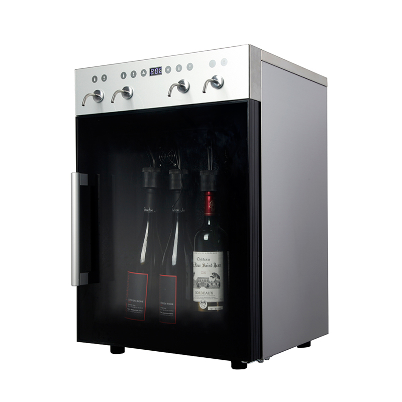 OEM Supply Stainless Steel Portable Wine Dispenser - SC-4Z(4 bottle TOUCH SCREEN PANEL SERIES WINE BOTTLE DISPENSER ) – Aidewo