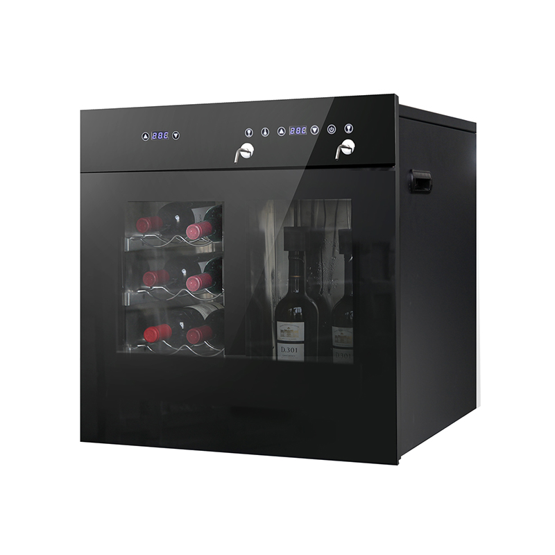 Top Suppliers Portable Wine Coolers - SC-2QN(Black color Build in wine dispenser series ) – Aidewo