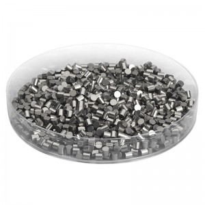 Tungsten (W) Pellets Evaporation Materyal