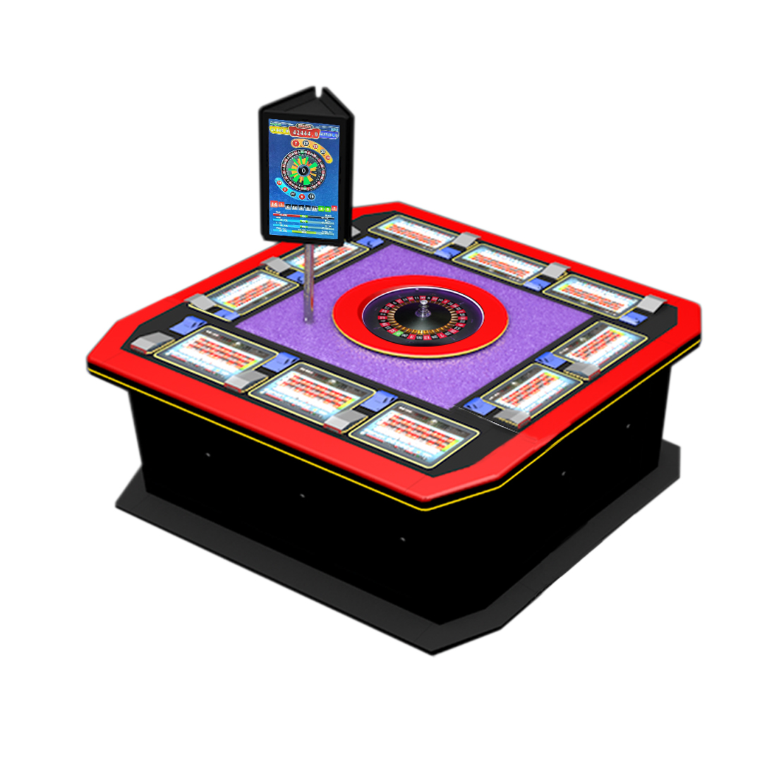 Chinese Professional Coin Operated Game Machine - 10 players Luxury roulette wheel best price – Macau
