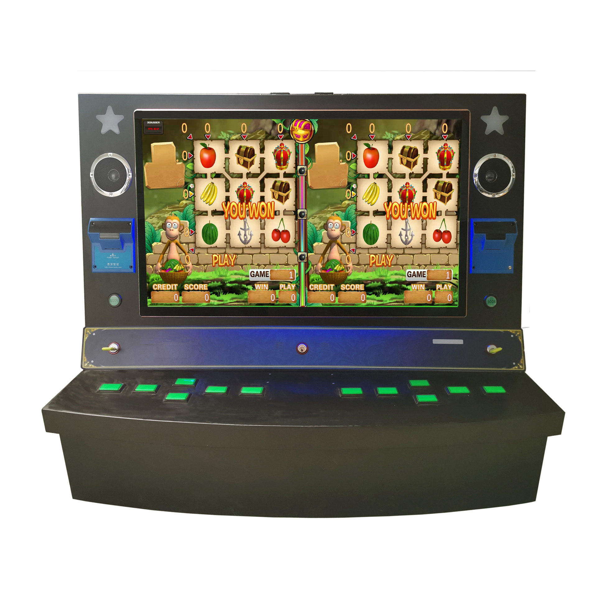 Factory Supply Gambling Slots - Lucky Monkey slot game machine casino – Macau