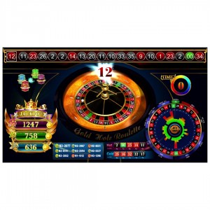 Single machine simulation roulette slot game