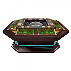 High reputation Roulette Table Game - Intelligent roulette American roulette 8 PLAYER POSITIONS machine Wheel – Macau