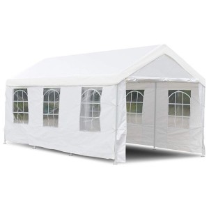 Outdoor Car Ports And Shelters 3x6m With Sidewalls