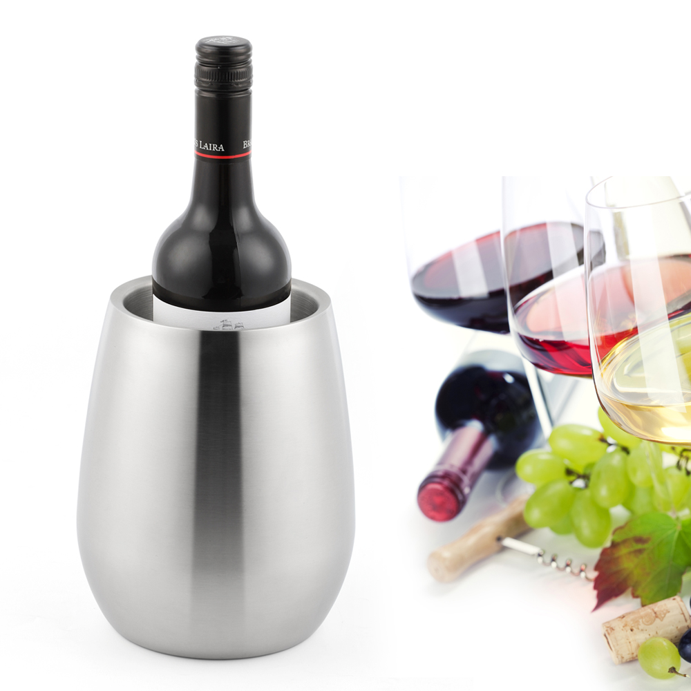 High Quality Stainless Steel Ice Bucket Double Walled Wine Chiller Wine Cooler