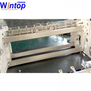 WT8200 Heavy Thick Fabric Weaving Water Jet Loom With One Integrated Frame Wall Solid Offset-Rocking Shaft U type Nozzle 2-6 Colors ELO&ETU
