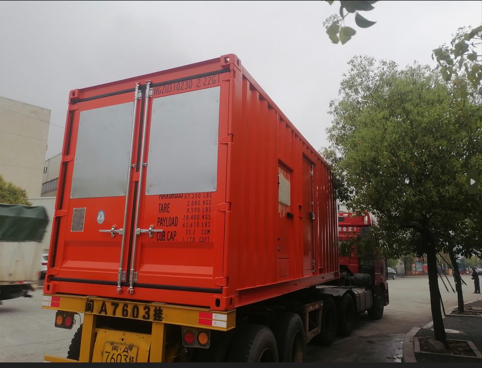 Wintpower 800kva containerized genset project introduce