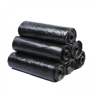 HDPE/LDPE Heavy Duty Disposable Flat Trash Bags On Roll