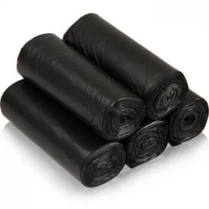 HDPE/LDPE Heavy Duty Disposable Flat Trash Bags On Roll