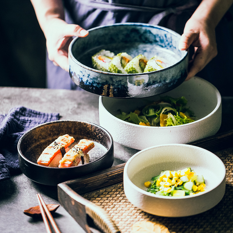 Win-win creative ceramic bowl salad bowl soup bowl restaurant deep bowl Featured Image