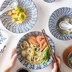 Win-win tableware ceramic bowl noodle bowl restaurant home dinner bowl