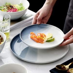 Nordic ceramic dinner plates and bowls set bone china dinnerware sets