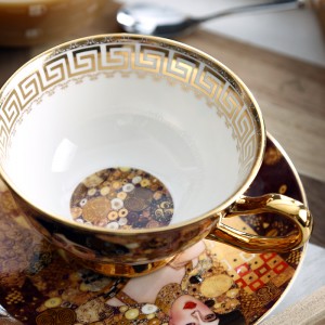 Coffee Cup Set Bone China Set Ceramic Tea set Luxury Gifts Porcelain Drinkware Tea cups