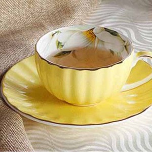 Creative color bone china pumpkin coffee cup saucer Phnom Penh embossed ceramic coffee cup 200ML