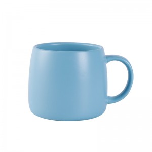 Simple Color Glaze Coffee Mug Nordic Ins Style Household Water Mug Ceramic Breakfast Milk Mug with Handle Mug