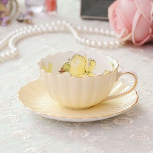 European style coffee cup set ceramic tea set cup wedding set flower tea cup saucer British afternoon tea cup