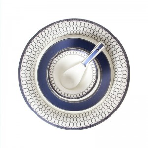 European style Western dishes ceramic home tableware restaurant luxury dinnerware set