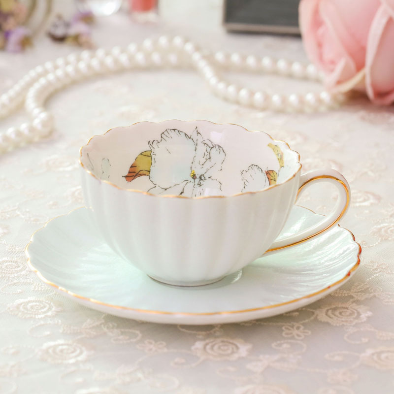 European painted ceramic Pumpkin Teapot Tea Cup Dessert dish cute Tea set  American afternoon tea coffee