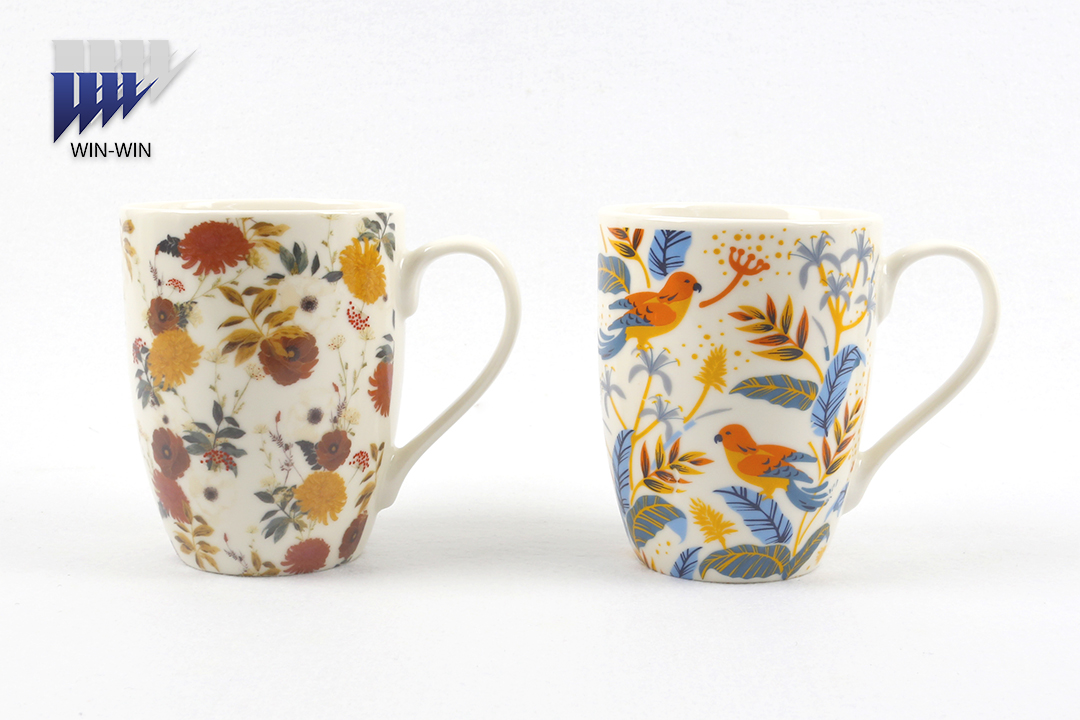 What are the differences between bone china mugs and ceramic water mugs?