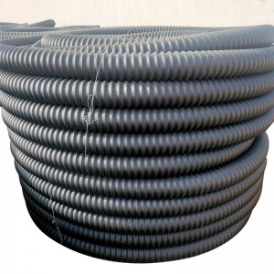 PE Carbon Corrugated Pipe Sewage Water Drain Pipe