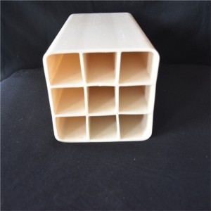 White PVC Four-Hole Grille Electrical Pipe