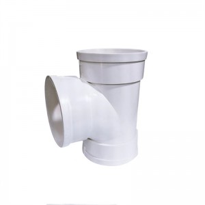 PriceList for Drain PVC Pipe - PVC-U Pipe Fitting 90 Degree Equal T – Yingzhong