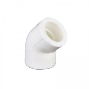 OEM/ODM China Factory Direct Sale High Pressure PPR Pipe and PPR Pipe Fittings 45 Degree Elbow