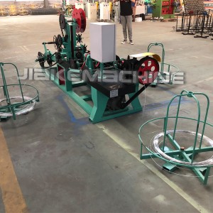 High speed automatic barbed wire netting machine