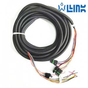 Car audio wiring harness, 5557 universal machine CD tail wire, 12P car plug wire audio wire