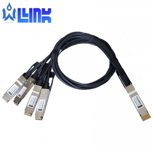 400Gbps QSFP DD To 4xQSFP56 high-speed cable assembly