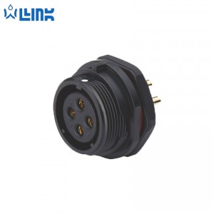 OL2111 Connector /M25 3-7PIN 30A Ip68 Round  Female Male Waterproof Connector Receptacle Solder Crimp Connector