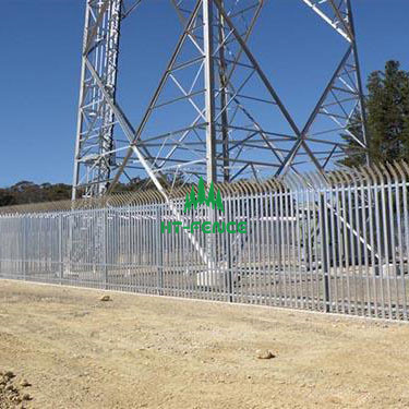 OEM Supply Steel Rail Fencing - High Security Palisade Fence – Hangtong detail pictures