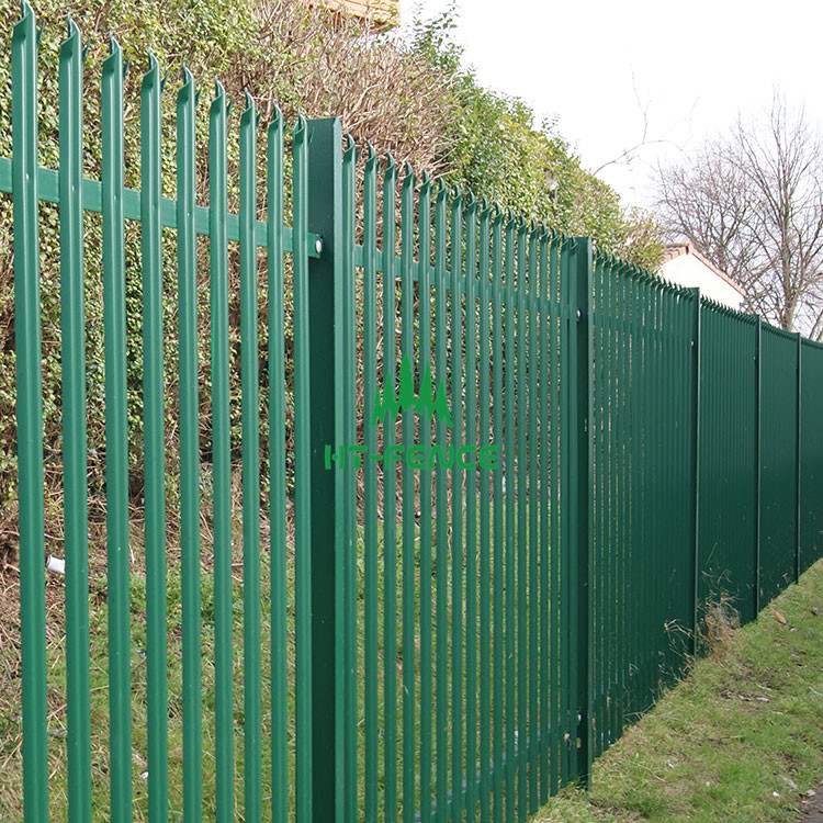 Bottom price Iron Metal Fence Panels -  W Pale Palisade Fence – Hangtong