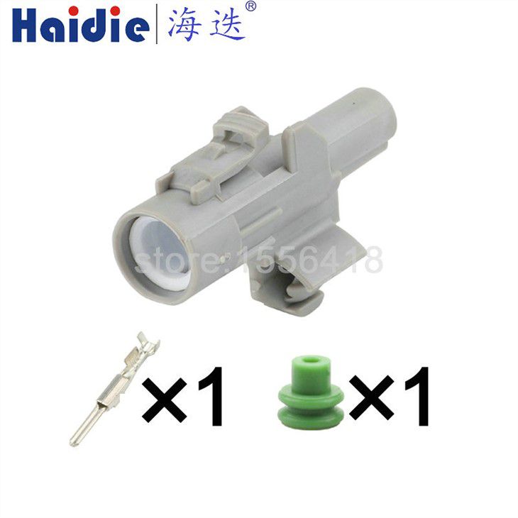 1 Position Male Gray Waterproof Connector Oil Pressure Sensor Plug 7282-1113-40