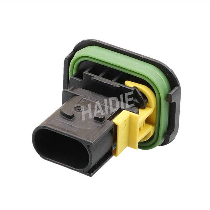 2 Pin 1-1703841-1/0-1670729-2 Male Waterproof Auto Electrical Wire Connectors 1-1703841-1/0-1670729-2