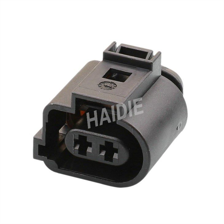 2 Pin 1J0 973 722A Female Waterproof Automotive Electrical Wiring Auto Connector