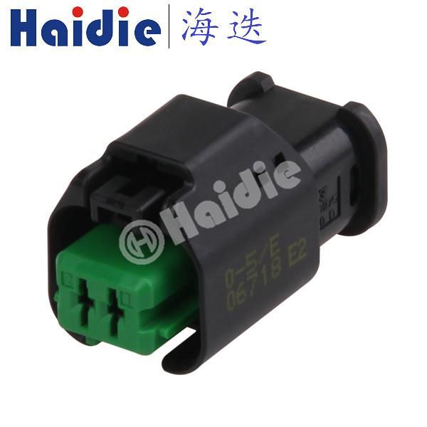 2 Pin Female Waterproof Cable Wire Plug For TE 1-1801175-5