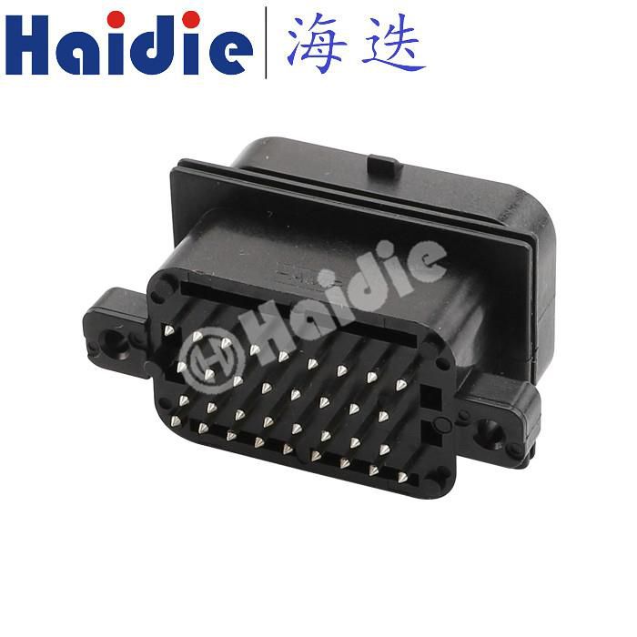 34 Pin ECU Auto Pcb Connector With Tin Plating Or Gold Plating 2-6447232-3