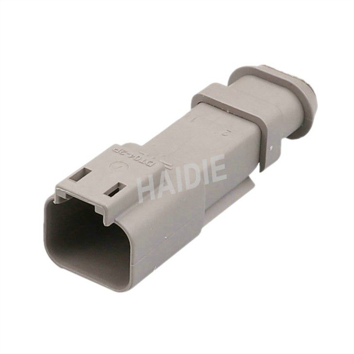 2P Auto DT04-2P-E008 Male Automotive Electrical Wiring Connector