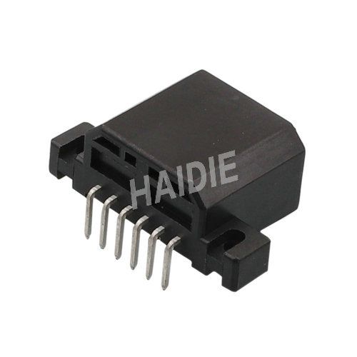 6 Pin Male Automotive Pin Header Pcb Connector 175506-2