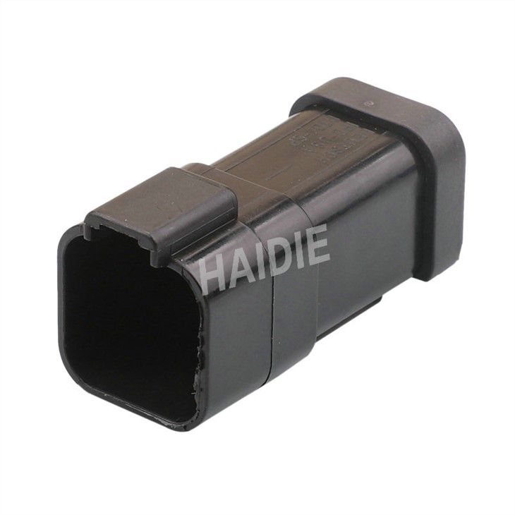6 Pin Male Electrical Connector DT04-6P-E005 AT04-6P-EC01BLK