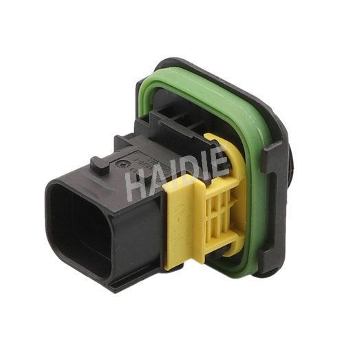 6 Pin Male Waterproof Blade Engine Harness Electrical Auto Connector 1-1703820-1