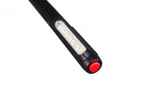 6+1 SMD bezdrôtové pero svetlo s otočným klipom