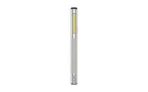 Luz tipo bolígrafo recargable COB de aluminio de hasta 300 lúmenes