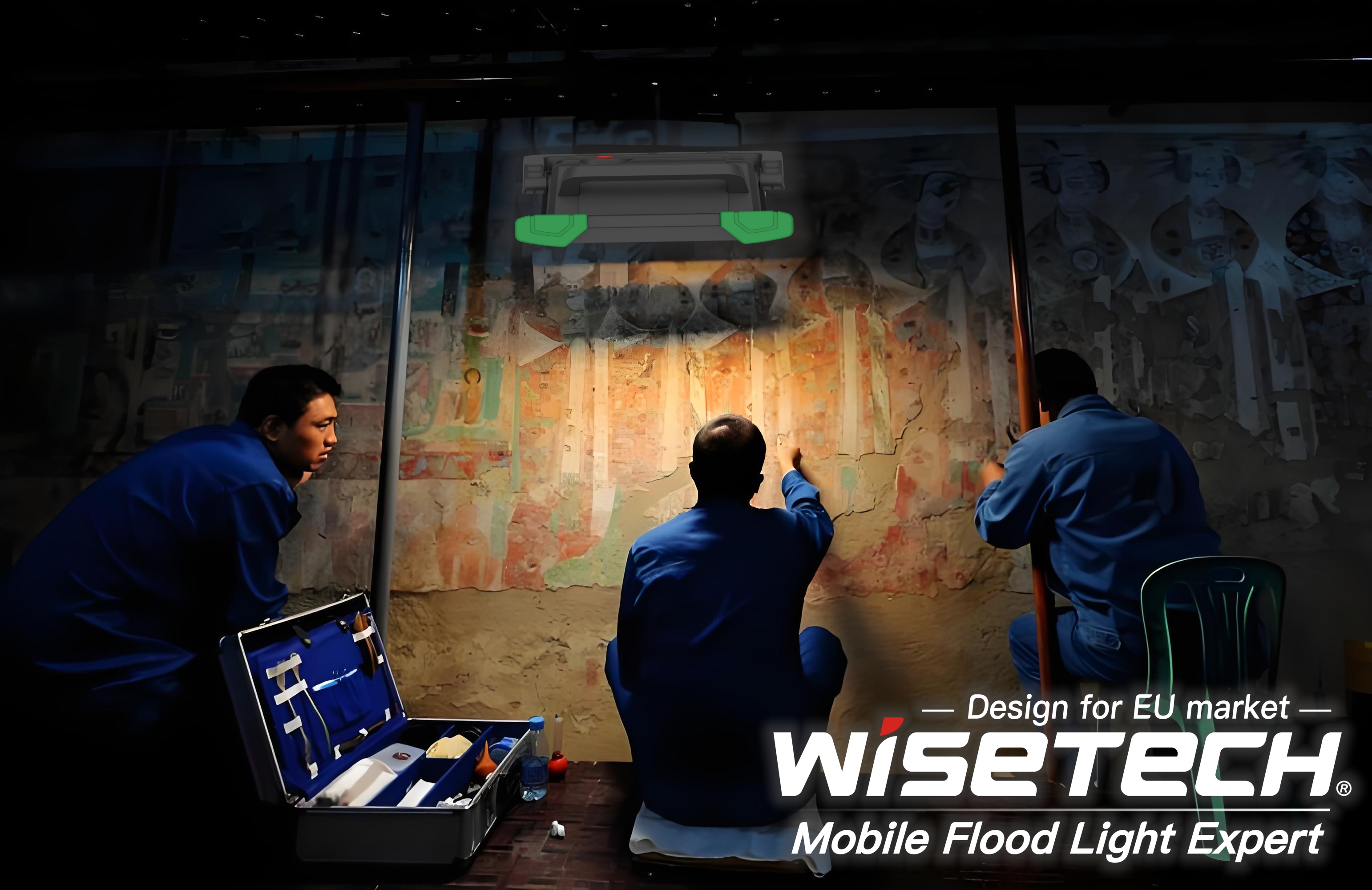 WISETECH mobil Flood Lights a világörökség napjával