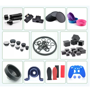 Customize silicone NBR rubber molded products and parts fkm silicone