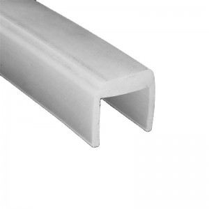Silicone sealing strip U-shaped anti-collision sealing strip