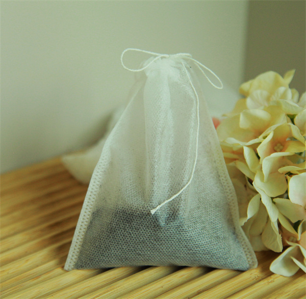 Bolsa de té de cordón non tecido de calidade alimentaria para té de herbas