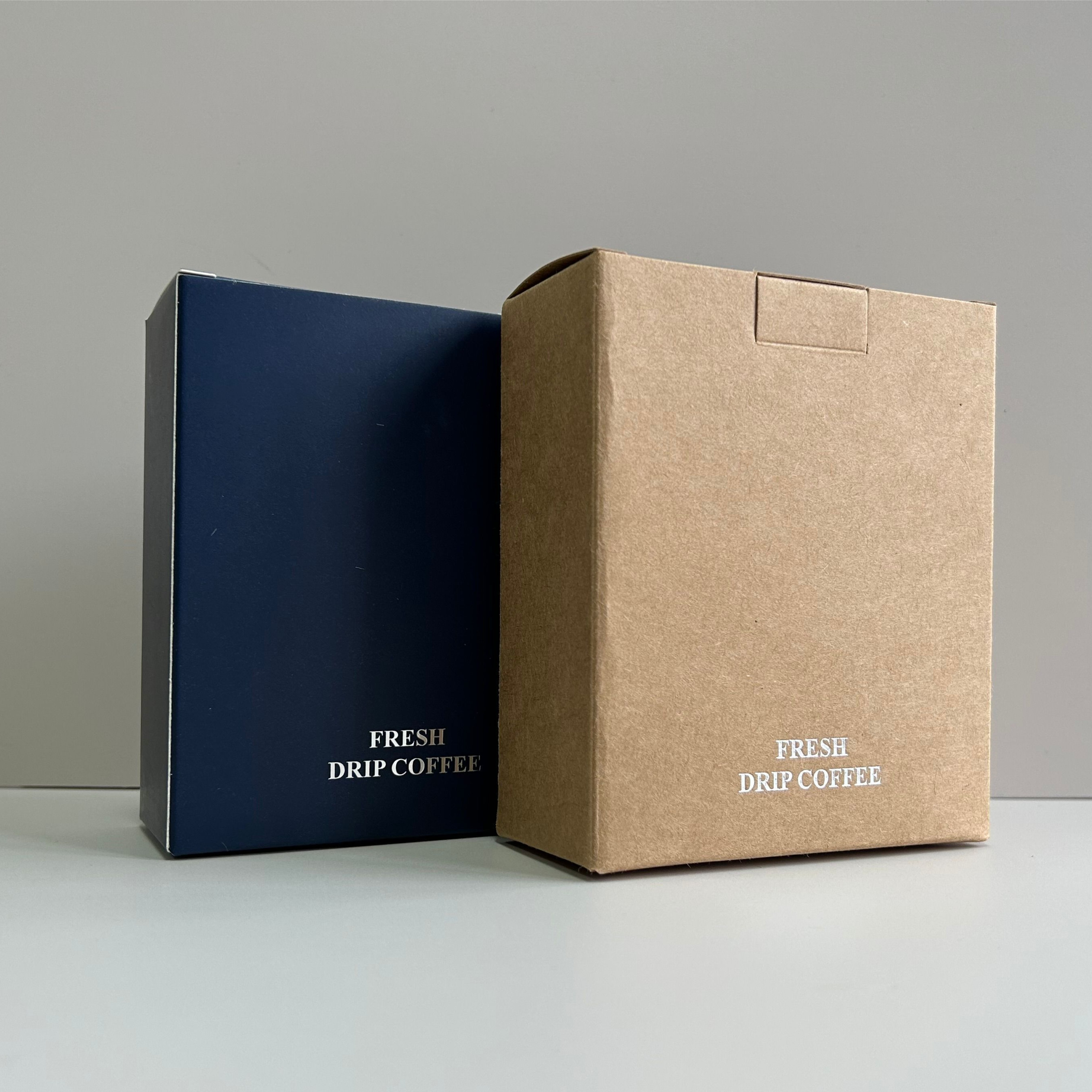 Caixa de regalo de papel multicolor para paquete de bolsa de goteo de café