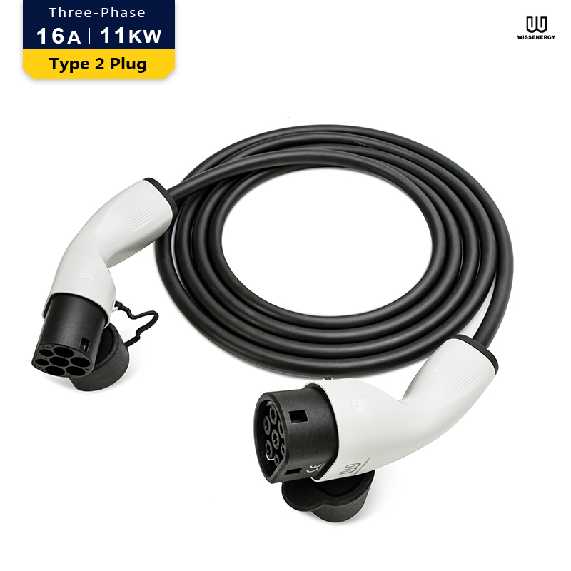 MS002 EV Cable/Charging Cable/Three-phase 16A/11KW/Type 2 to Type 2 Extension Cable Featured Image